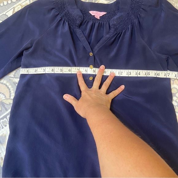 Lilly Pulitzer Navy Blue Women's Top - Picture 9 of 11